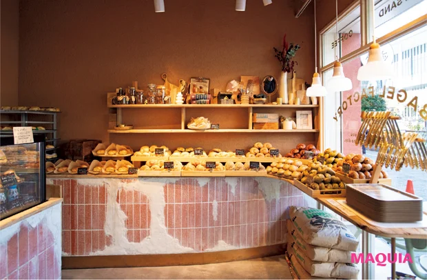 押上 ベーグル専門店 BAGEL FACTORY 内観