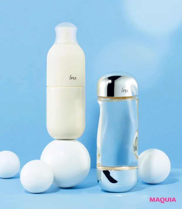 マキア MAQUIA 3月号通常版付録 （左）イプサ ME センシティブ n、（右）イプサ ザ・タイムR アクア