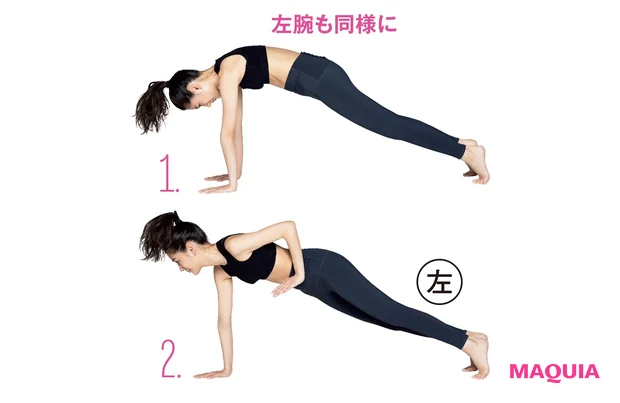 左脚も同様に