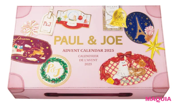 クリスマスコフレ 2025 PAUL & JOE アドベント カレンダー 2025 パッケージ