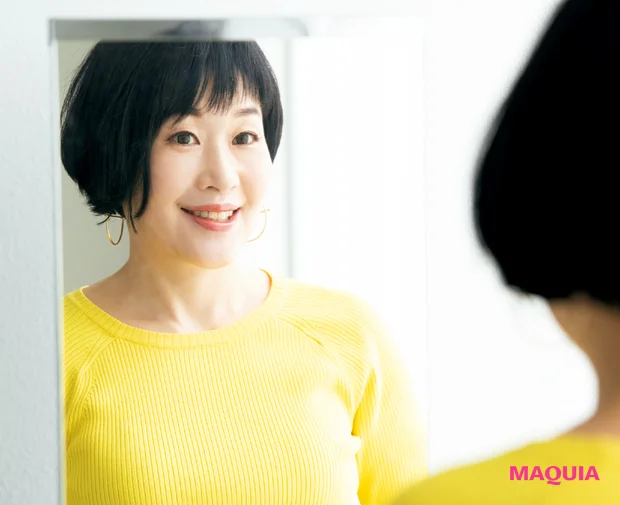 美容家 小林ひろ美 鏡に向かってポジティブトーク