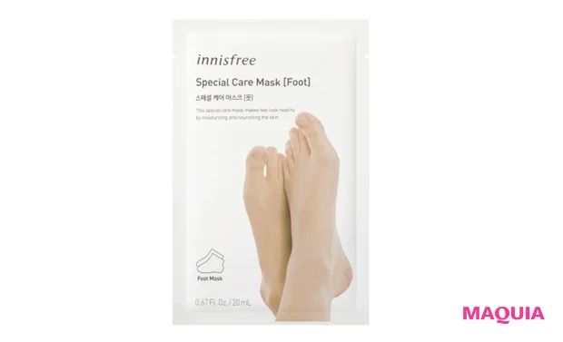 スペシャルケア フット マスク N ￥330／イニスフリー