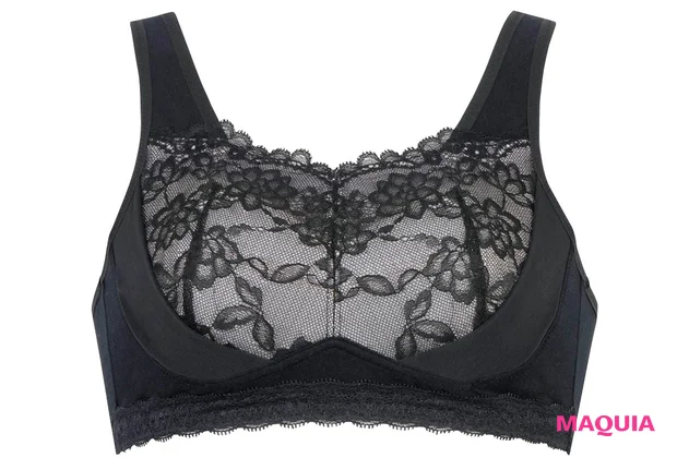 田中みな実 バストケア 寝るときの下着 ワコール ナイトアップブラ(レーシィ) ブラック