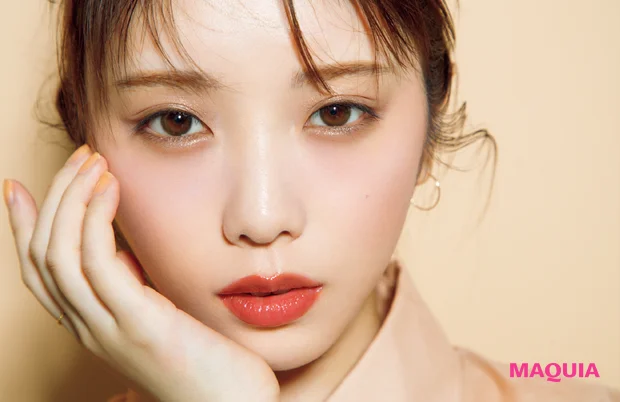 与田祐希さんがこなれ涼顔に。夏の定番、透けオレンジリップでヘルシーに!_2