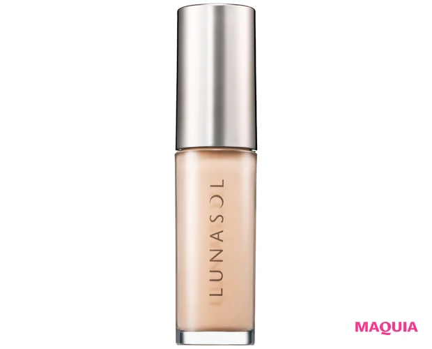 マキア ベストコスメ2025下半期 コンシーラー部門 2位 ルナソル シームレスコレクティングリクイド 01