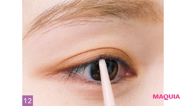 櫻坂46 守屋麗奈 セルフメイク 秋 インラインはブラウンで埋めてナチュ盛り