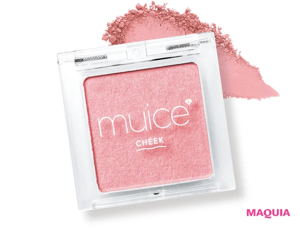 マキア 11月号付録  muice ぽわんチーク 03 ばぶみピンク②