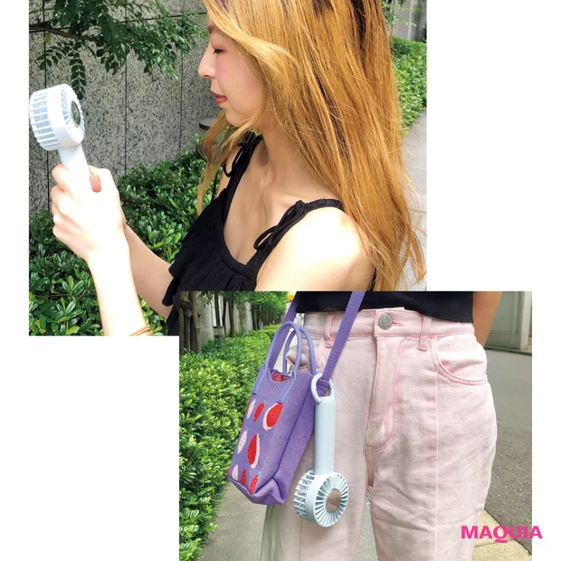 マキア　ひんやり　冷感　BRUNO 冷却プレートファン