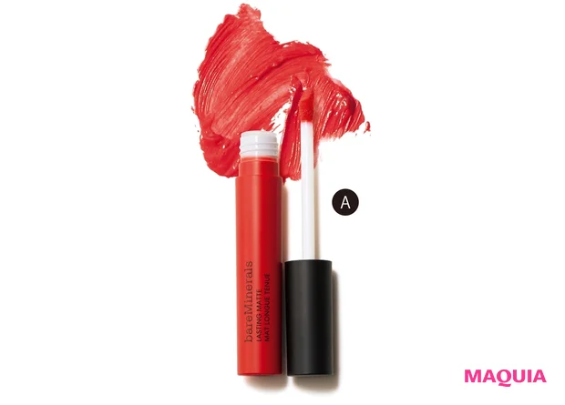 A ミネラリスト マット リキッド リップカラー ダーリン ￥3850／ベアミネラル