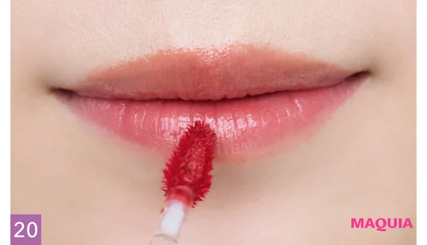 櫻坂46 守屋麗奈 セルフメイク 秋 ティントリップの重ね塗りでちゅるっとリップ