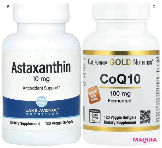 石井美保 ボディケア 酸化&糖化ケア Lake Avenue Nutrition アスタキサンチン California Gold Nutrition CoQ10