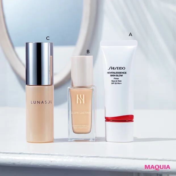 TREND1　ヘルシーマットな肌が気分　小嶋陽菜×石井美保×友利新