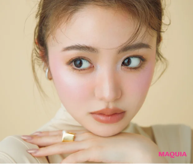 ヘア&メイク 福岡玲衣さんおすすめの2026年春ベースメイク ポイントメイクまでの仕上がり