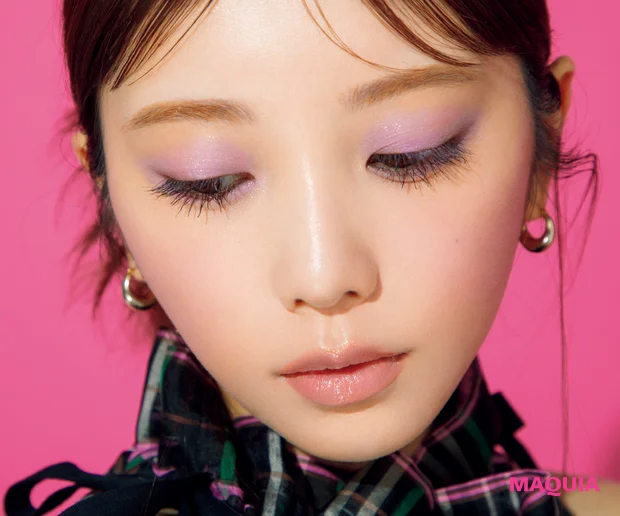 夏の夜遊びには「小悪魔パープルアイ」で新しい自分に。与田祐希さんが挑戦！_4