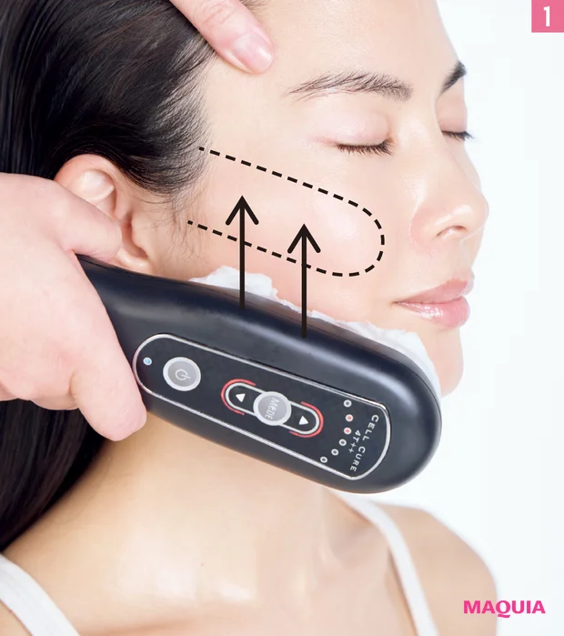 MEGLY、バリブラシ、セルキュアはこう使う！ 美顔器マスター・岡田知子さんの3大ギア効かせテク_14