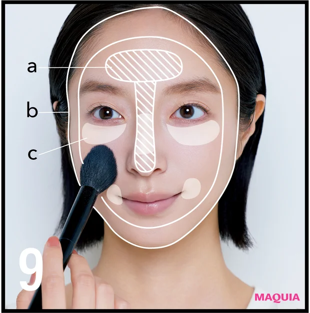 鈴木えみ ベースメイク AI肌 3種類のパウダーで質感をコントロール