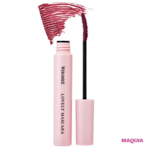 フィルムタイプ。フーミー ロング&カールマスカラ cherry pink ¥1500/Clue