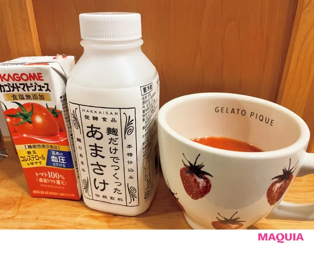 トマトジュース×甘酒が美味