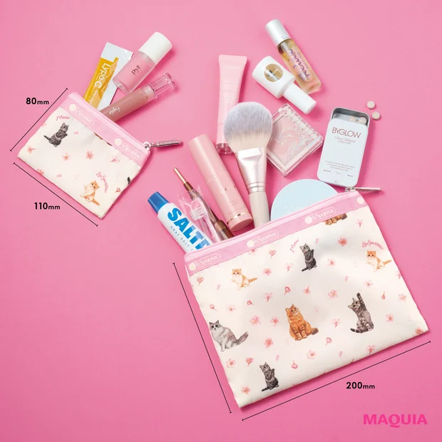 【マキア4月号付録】レスポートサックとのコラボポーチを大小2個セットで！ おすすめポイントをご紹介