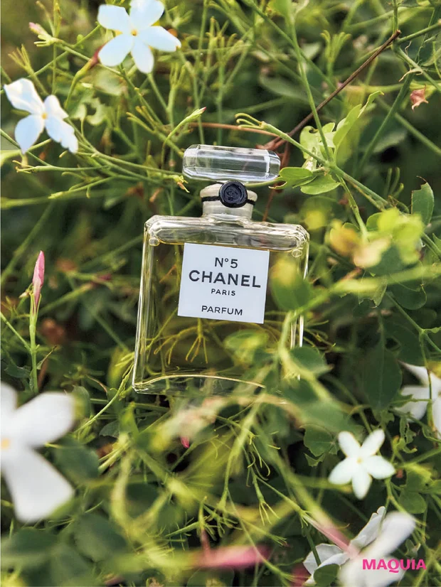シャネル N°5 パルファムとジャスミン畑