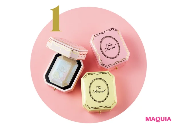 ダイヤモンドライト マルチユース ハイライター 全3色 各¥4500/Too Faced