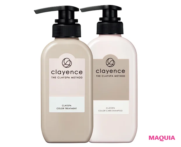 クレイエンス クレイスパ カラーケアシャンプー 300ml ¥2750 クレイスパ カラートリートメント 全3色 235g 各¥3740/プレミアアンチエイジング