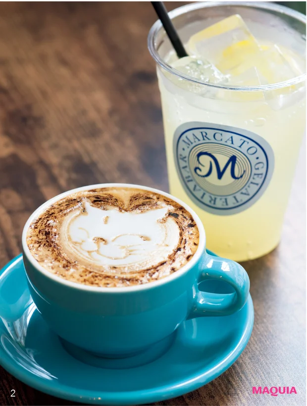 ジェラート ヘルシー 浅草 ジェラテリア バール マルカート カプチーノ レモネード