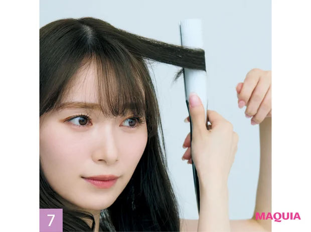 櫻坂46 守屋麗奈 ヘアセット コテ