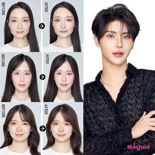 【ギュテ式小顔メイク】骨格別に陰影のつけ方を解説！