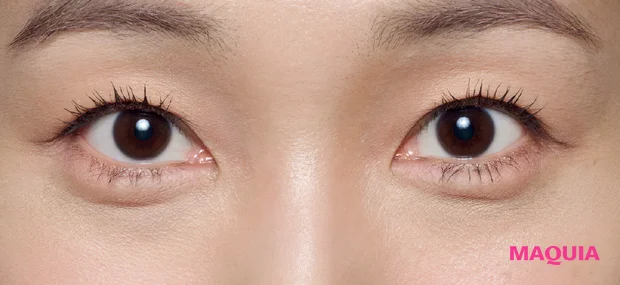 紫ぐま×たるみぐまタイプのくまカバー＆涙袋メイクのテクニック アフター