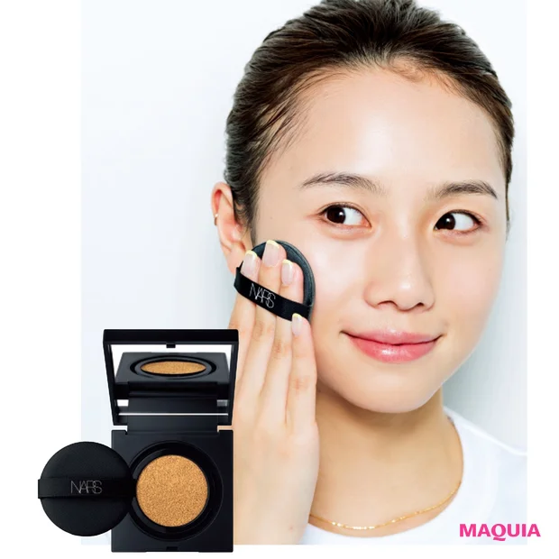 ナチュラルラディアント ロングウェア クッションファンデーション SPF50・PA+++ 全6色 各¥6300/NARS JAPAN