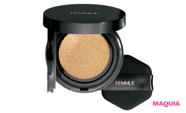 FEMMUE エバーグロウクッション SPF25・PA++ 全3色 各¥4620(セット価格)/アリエルトレーディング