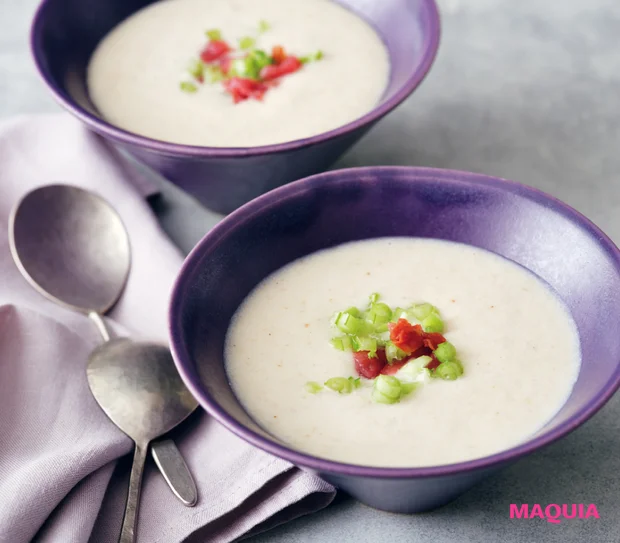 【Atsushiさんの美容ポタージュレシピ】ヘルシーなアルカリ性食材で美肌&健康に