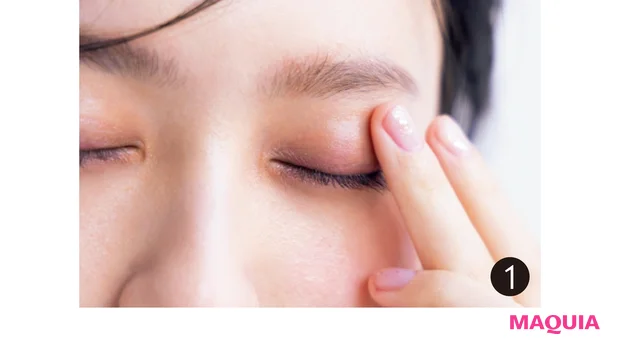 1 ローズの光沢をレイヤード