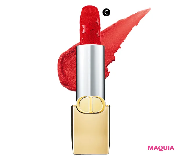 元乃木坂46　与田祐希 ホリデーコスメ デートメイク Dior ルージュ ディオール 999V