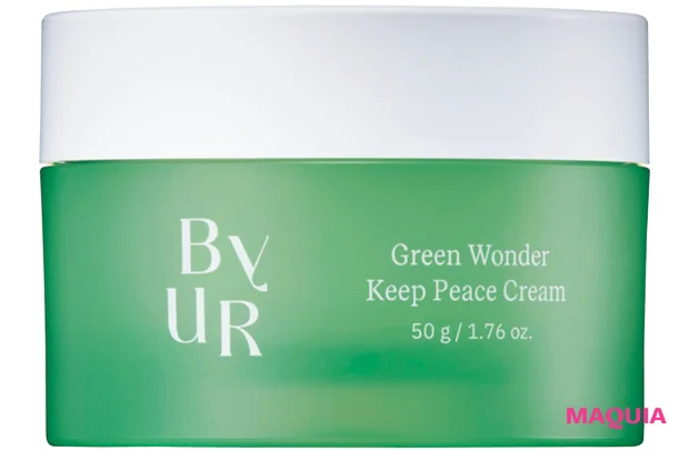 「翻弄ゆらぎ肌」におすすめのコスメ バイユア スージンググリーン クリーム V1
