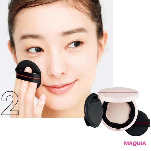 シンクロスキン トーンアップ プライマー コンパクト SPF24/PA++ ¥4800/SHISEIDO