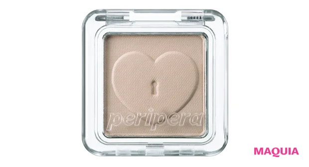 韓国 コスメ トレンド 単色シャドウ ペリペラ ハート ポケット シングル M12