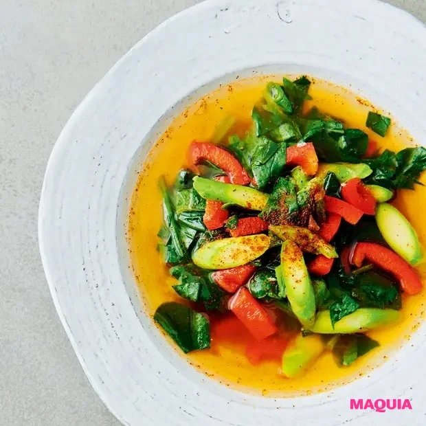 レンチンだけで作れる！ Atsushiさんの美肌スープでキレイをチャージ