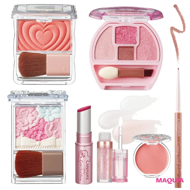 【2026年春コスメ】「キャンメイク」の新作8アイテム！チークや涙袋アイシャドウ、クリーミータッチライナーの新色に注目