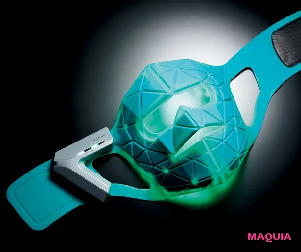 MAQUIAベストコスメ2025下半期 ギア部門受賞 YA-MAN TOKYO JAPAN ブルーグリーンマスク リフト