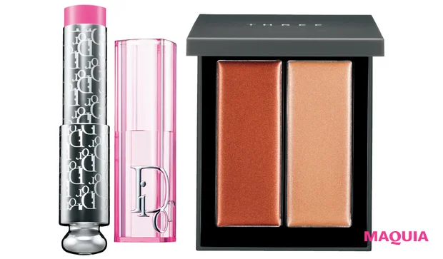 大西流星 りゅちぇ ベストコスメ2025 ディオール バックステージ ロージー グロウ スティック 001 THREE シマリング グロー デュオ R 01