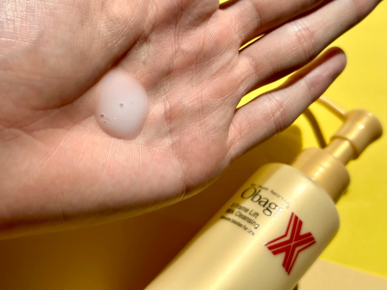 オバジX フレームリフトミルククレンジング