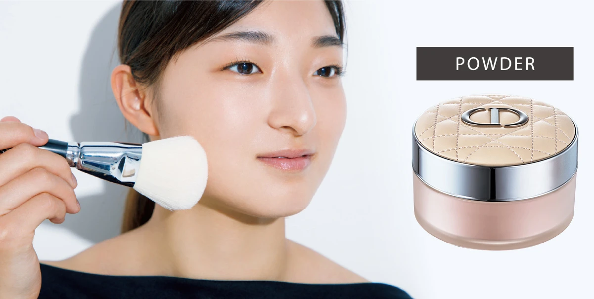 坂本花織 ディオール ベースメイクhowto フェイスパウダー