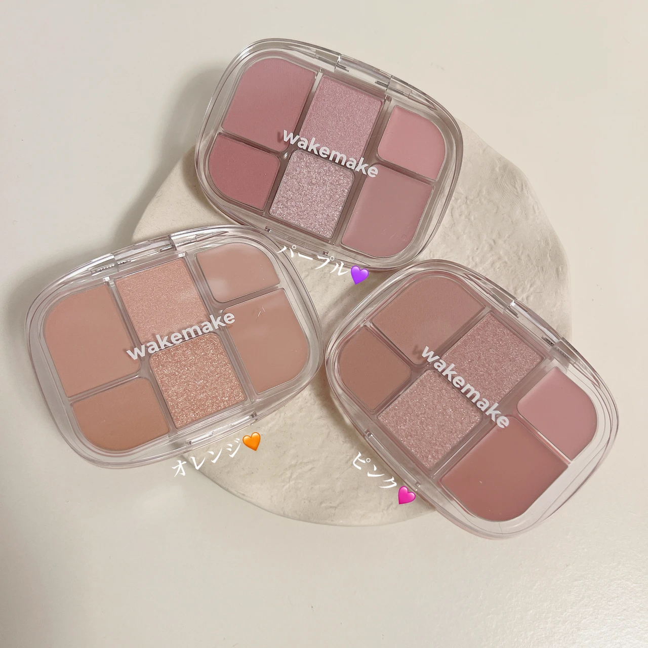 【メイク】WAKEMAKE(ウェイクメイク)のマルチパレットアイシャドウチークハイライト♡_1