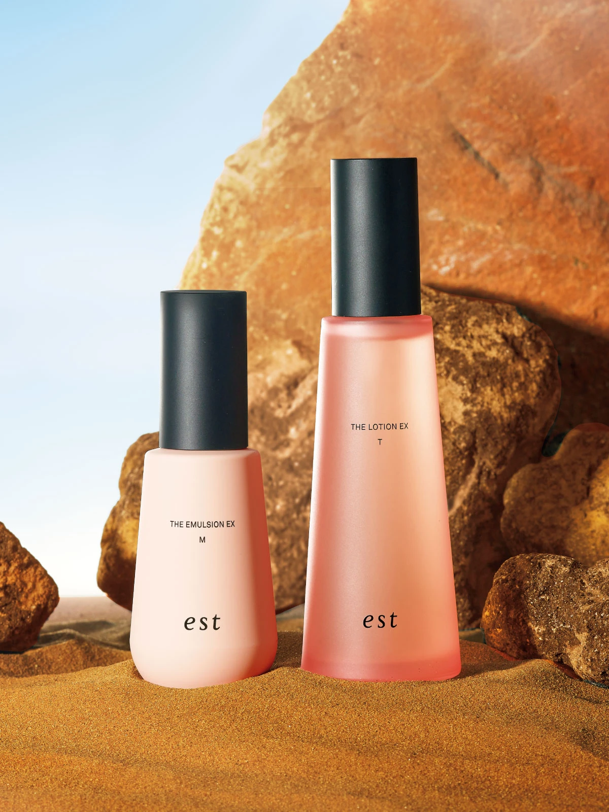 エスト ザ ローション EX　エスト ザ エマルジョン EX　砂漠スキンケア