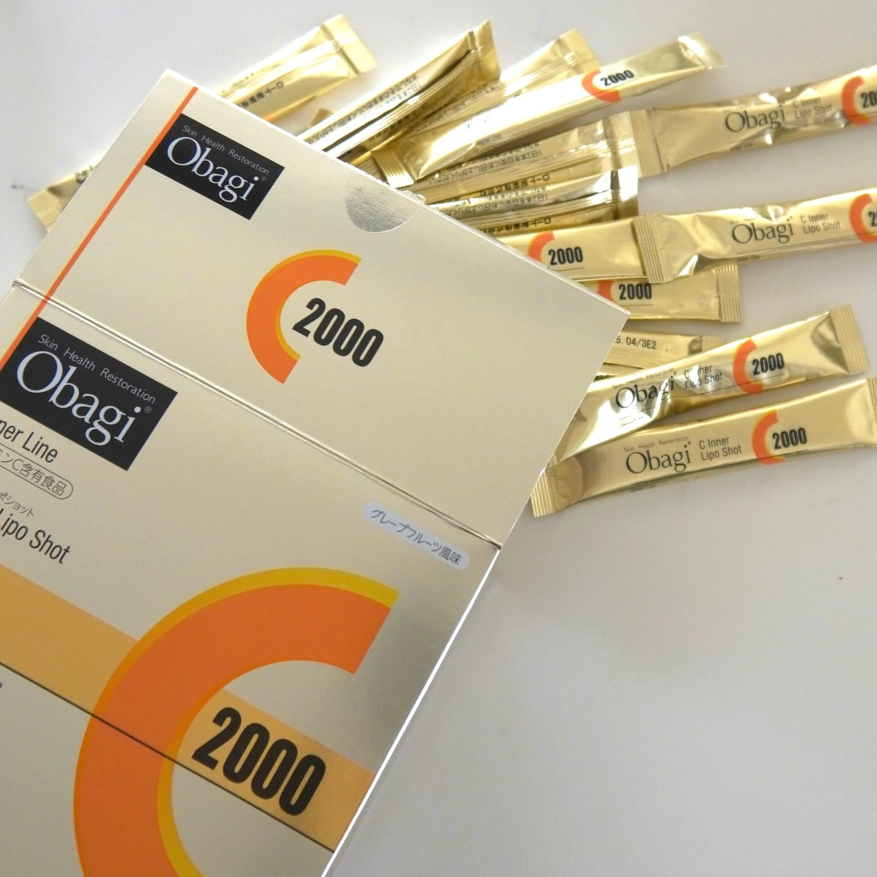 ロート製薬 オバジC インナーリポショット ビタミンC サプリ 高濃度2000mg 新作コスメ Obagi 吸収率 大人女子 効果 老化対策 免疫力 風邪予防 美肌 田中みな実 リポソーム おいしい 飲みやすい ピュアビタミンC ノンカフェイン