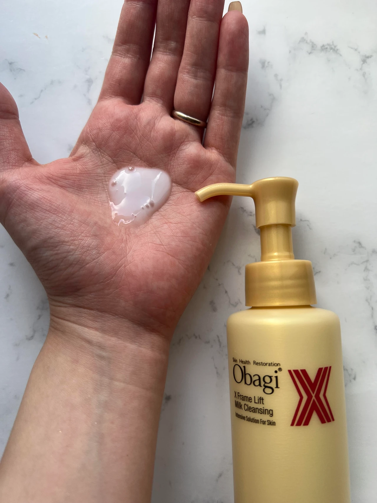 オバジX フレームリフトミルククレンジング　使用感