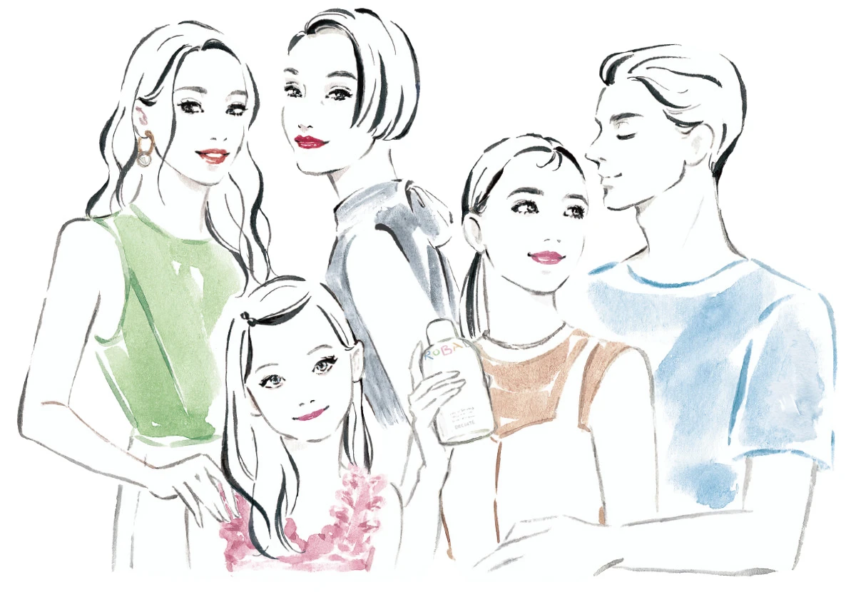 油分たっぷりなのにシルクタッチなテクスチャーだから、ライフスタイルに合わせて使い方は自由自在