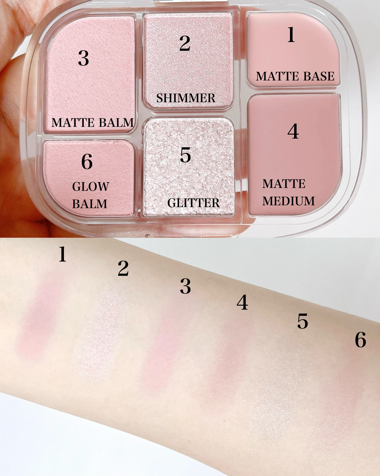 wakemake ウェイクメイク ソフトシアーマルチパレット 03 スウォッチ